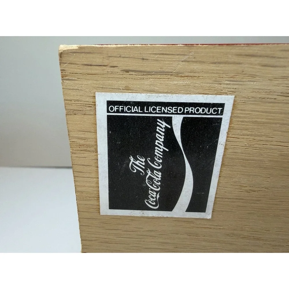 Coca-Cola Wooden Crate Box Small Storage, Decorative Wood, 7.10